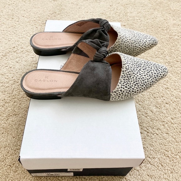 caslon knotted mule